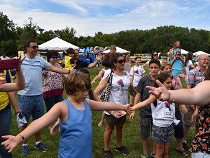 Dancing to the DJ